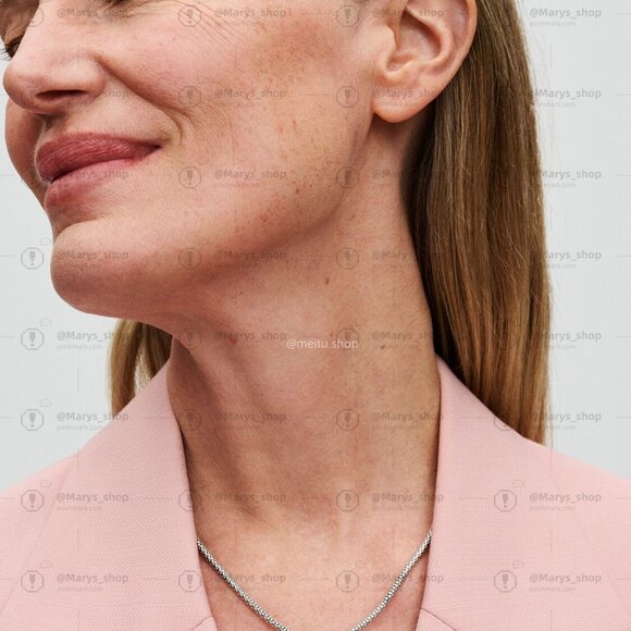 Pandora White Rose in Bloom Double Dangle Charm - Picture 6 of 7